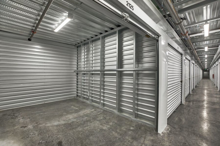 Heated storage units at Advanced Heated Self Storage Bellingham in Bellingham, Washington