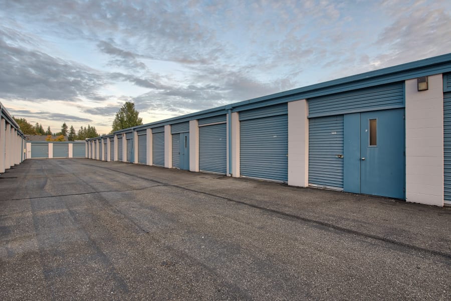 Outdoor storage at Prime Self Storage in Marysville, Washington