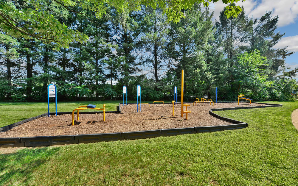 Exercise playground at The Waterford Apartments in Columbia, South Carolina