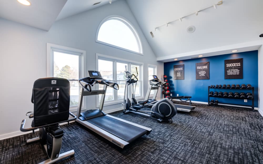 Rendering fitness center at Wexford Lakes Apartments & Townhomes in Columbus, Ohio