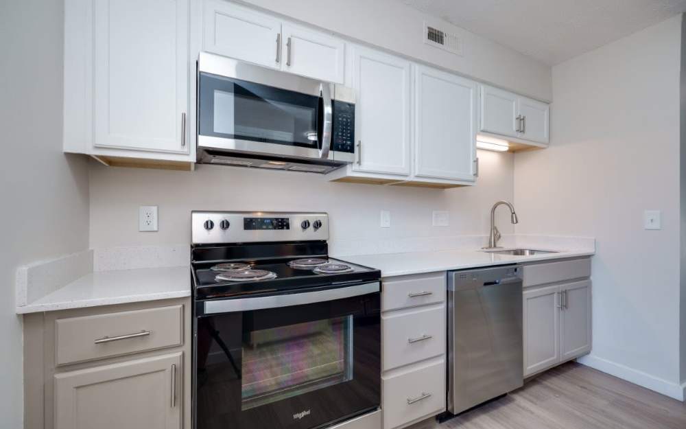 Fully equipped kitchen at Maple Oaks in Middletown, Ohio