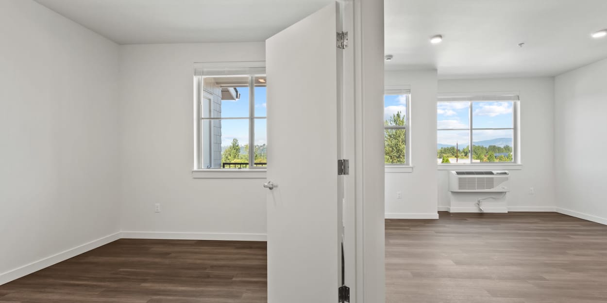 office space or study with double doors.