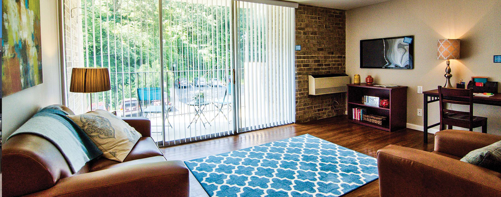 Floor plans at University Apartments