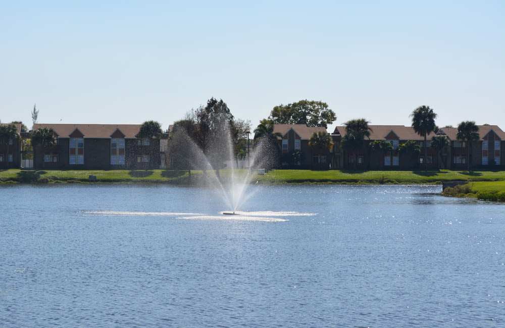 Big lake at The Abbey At Northlake in Riviera Beach, Florida