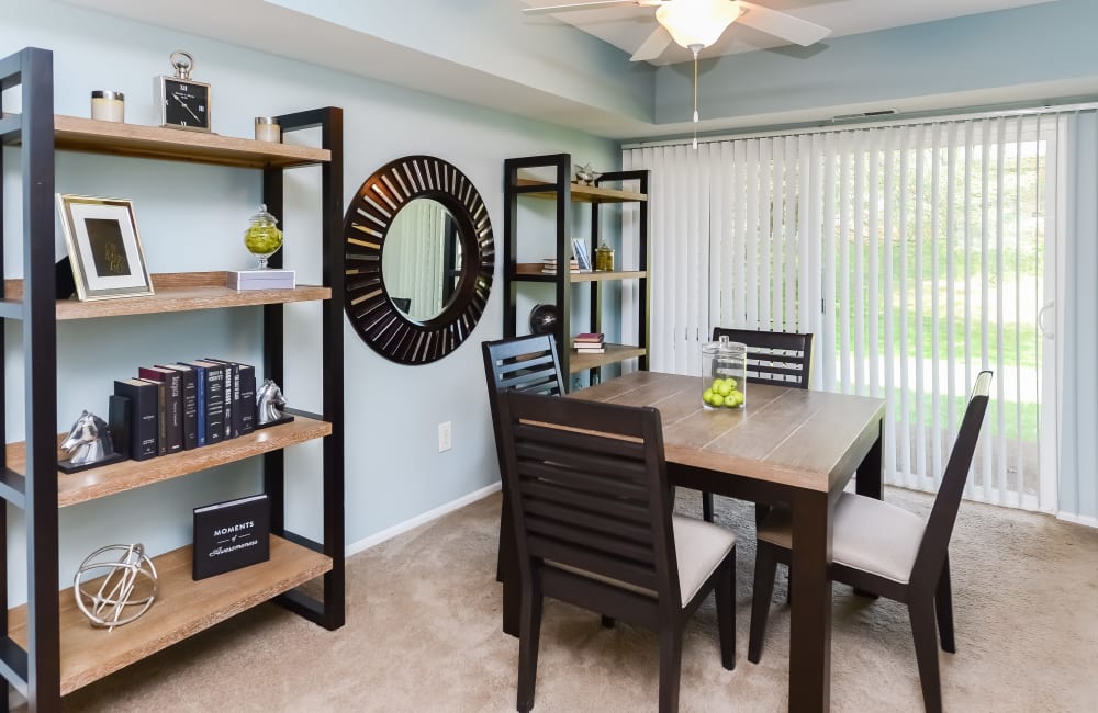 Dining Area at Brookside Manor Apartments & Townhomes in Lansdale, PA