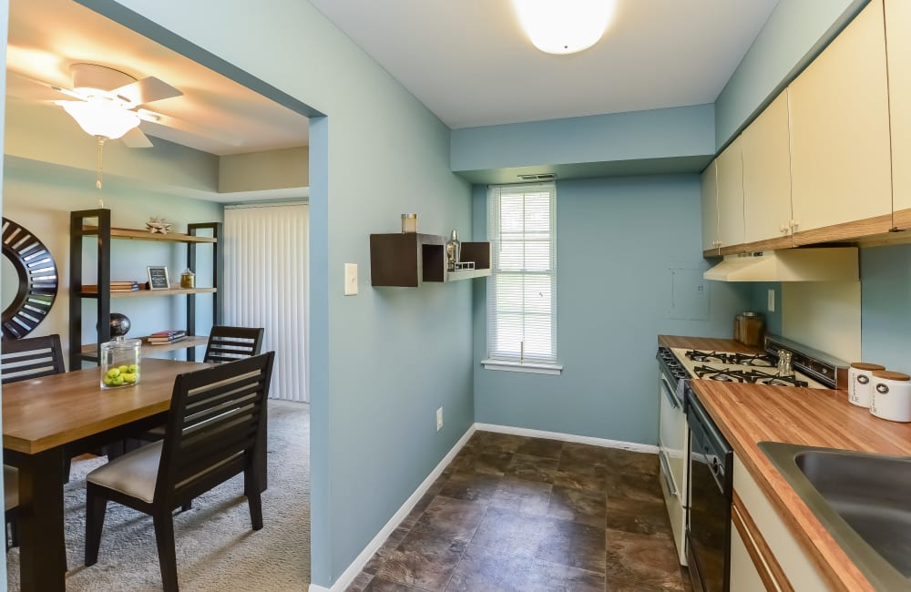 Kitchen & Dining Area at Apartments in Lansdale, Pennsylvania