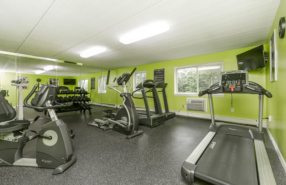 Fitness center at The Waterford Apartments in Columbia, South Carolina