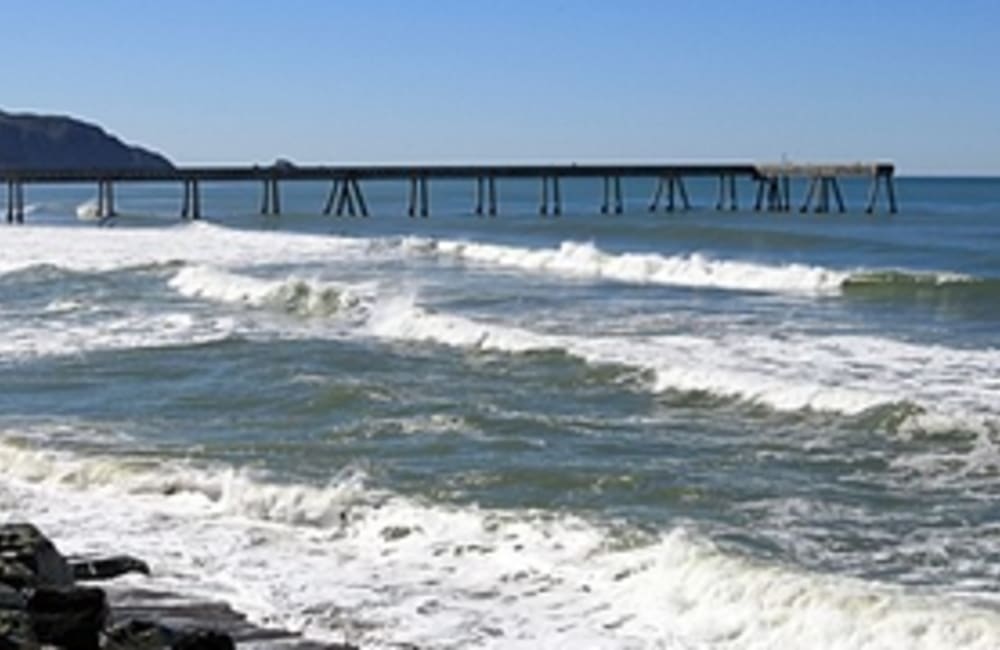 ocean at Seacliff in Pacifica, California