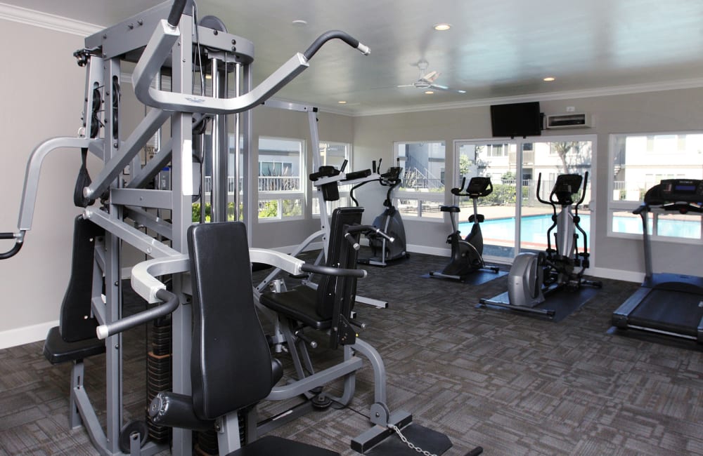fitness center at Seacliff in Pacifica, California