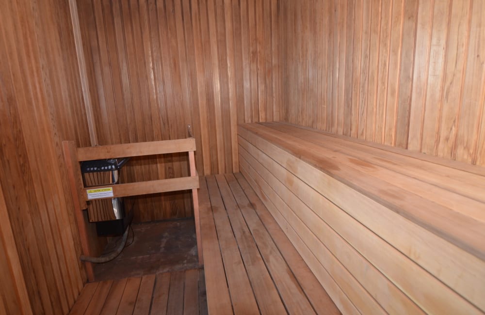 sauna at Oak Creek in Santa Rosa, California