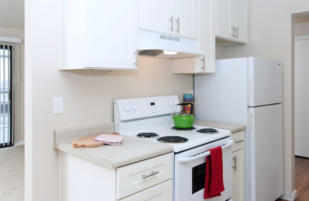 stovetop at Brewster Place in Redwood City, California