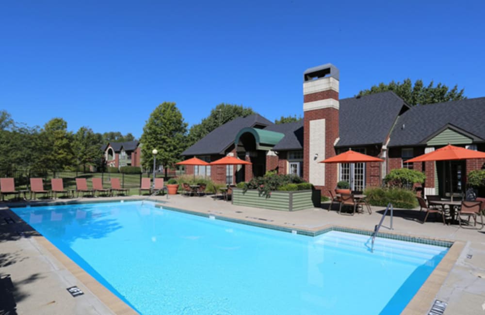 Swimming pool at Century Lake Apartments in Cincinnati, Ohio