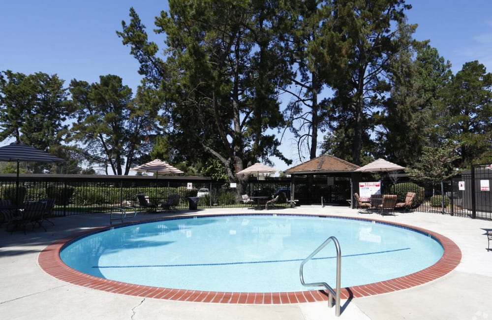 Pool and deck at Meadow Wood in Concord, California