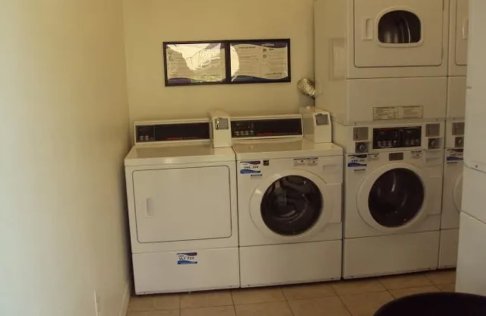 Washers and dryers at Cordova Apartments in Selma, California