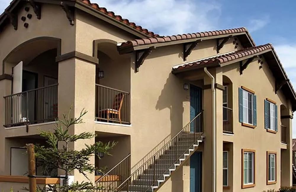 Building exterior at Cordova Apartments in Selma, California