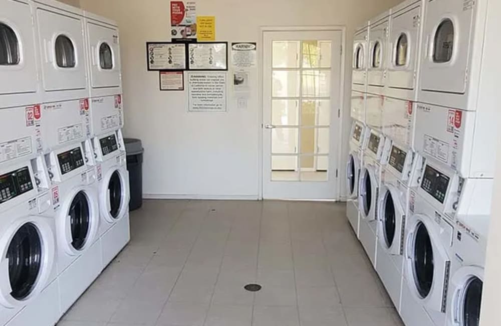 Washers and dryers at Villa Esperanza in Avenal, California
