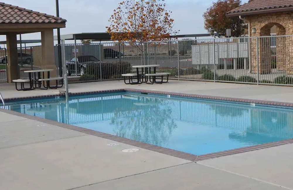 Refreshing pool at Villa Esperanza in Avenal, California