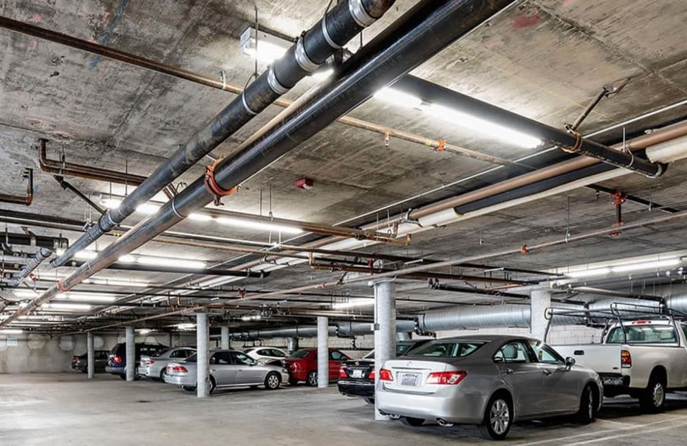 Indoor parking at Magnolia on Lake in Los Angeles, California