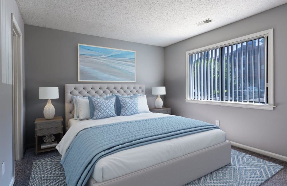 Bedroom at Riverwind Apartment Homes in Spartanburg, South Carolina