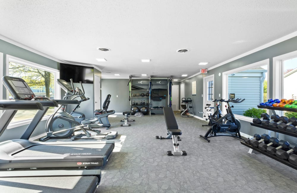 Fitness center at Astoria Park Apartment Homes