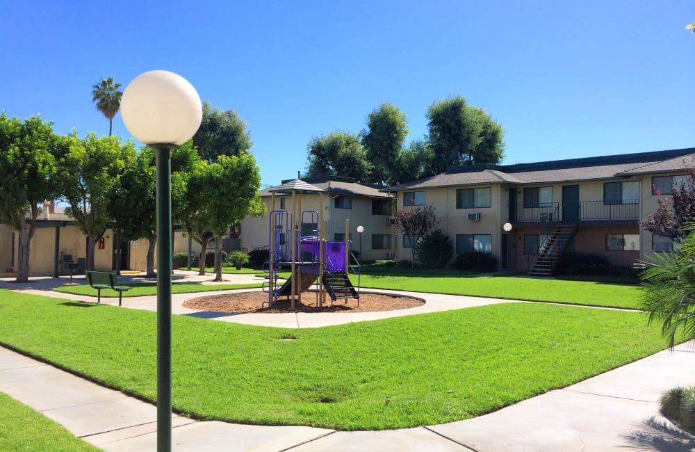 Our beautiful playground at Sierra Gardens in Riverside, California