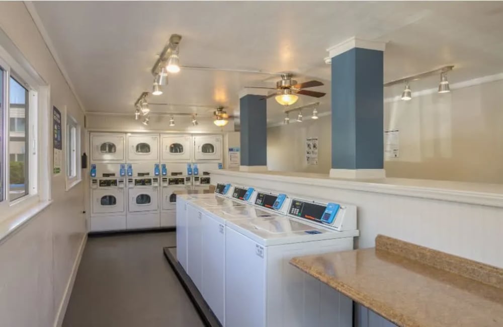 Laundry facilities at Academy Lane Apartment Homes in Davis, California