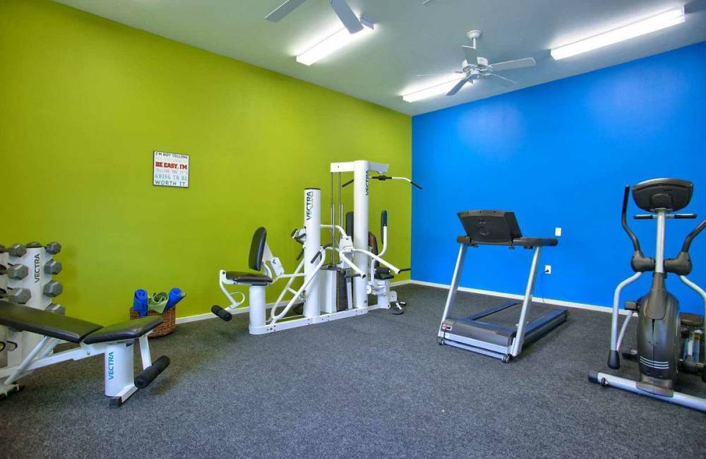 Fitness center at Creekview Crossing in Sherwood, Oregon