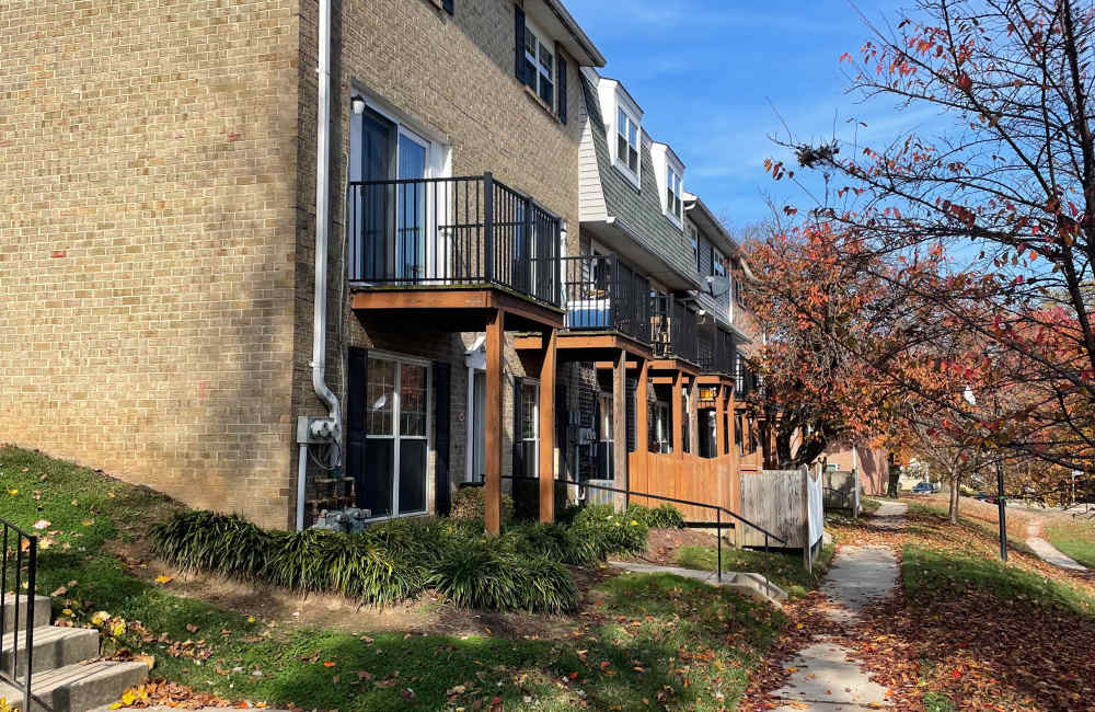 Neighborhood near Timbercroft in Owings Mills, Maryland
