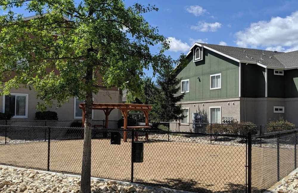 A gated dog park at Sky Vista Commons North & South in Reno, Nevada