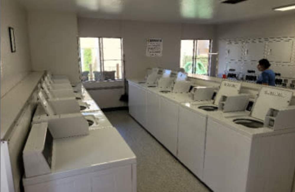 Community washers and dryers at Lexington Green in El Cajon, California