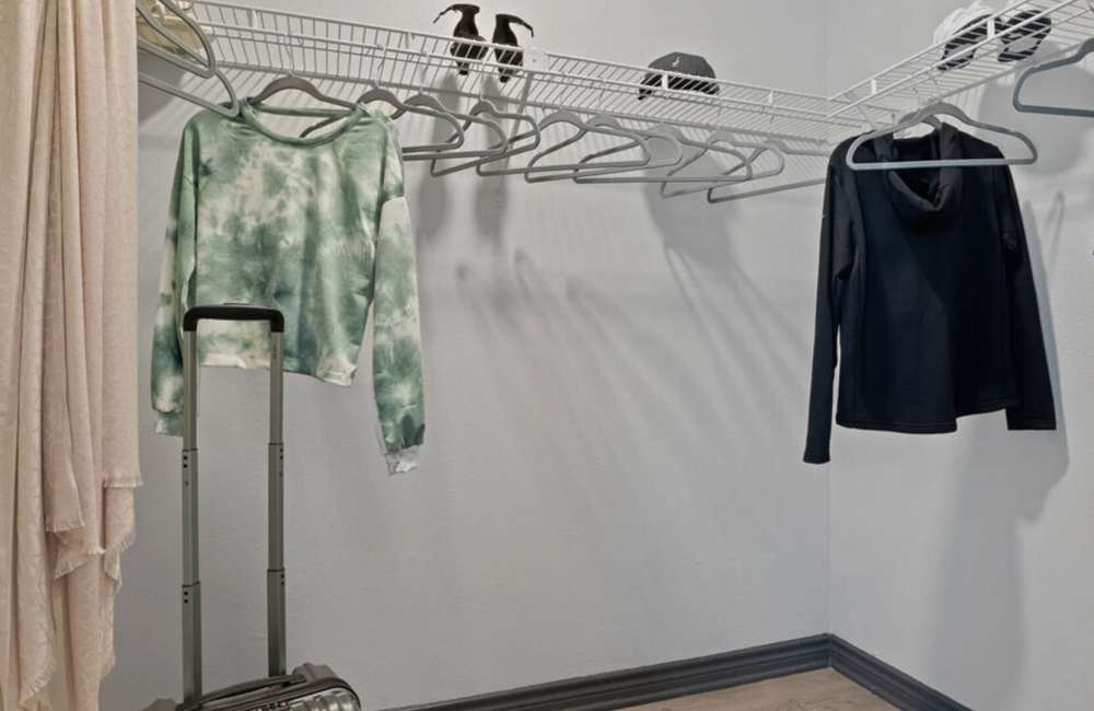 Large closet area at Hill At Woodway in San Antonio, Texas