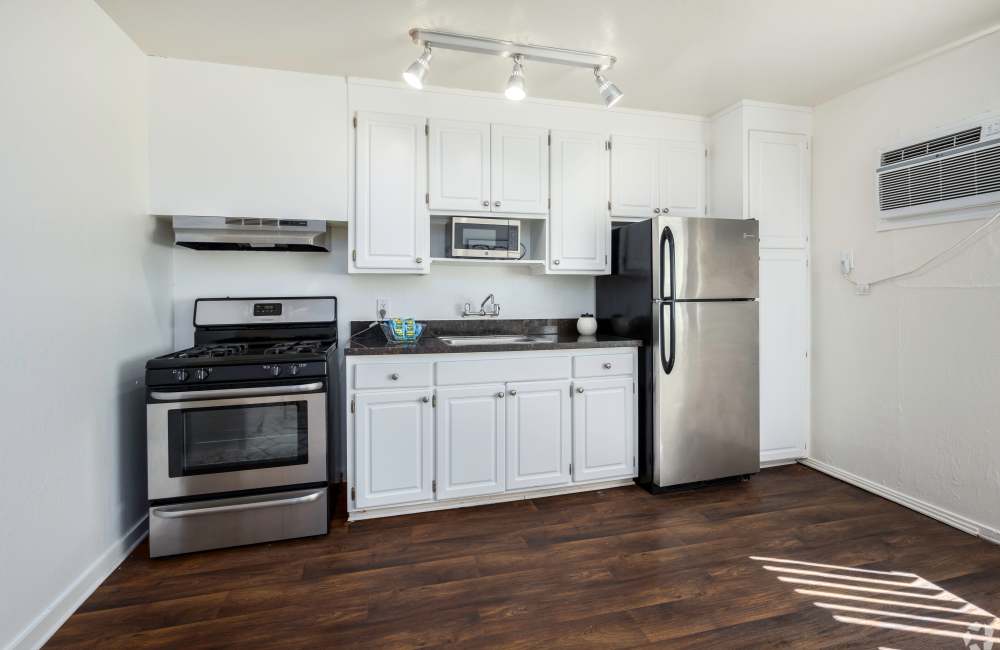 updated kitchen at Academy Lane Apartment Homes in Davis, California