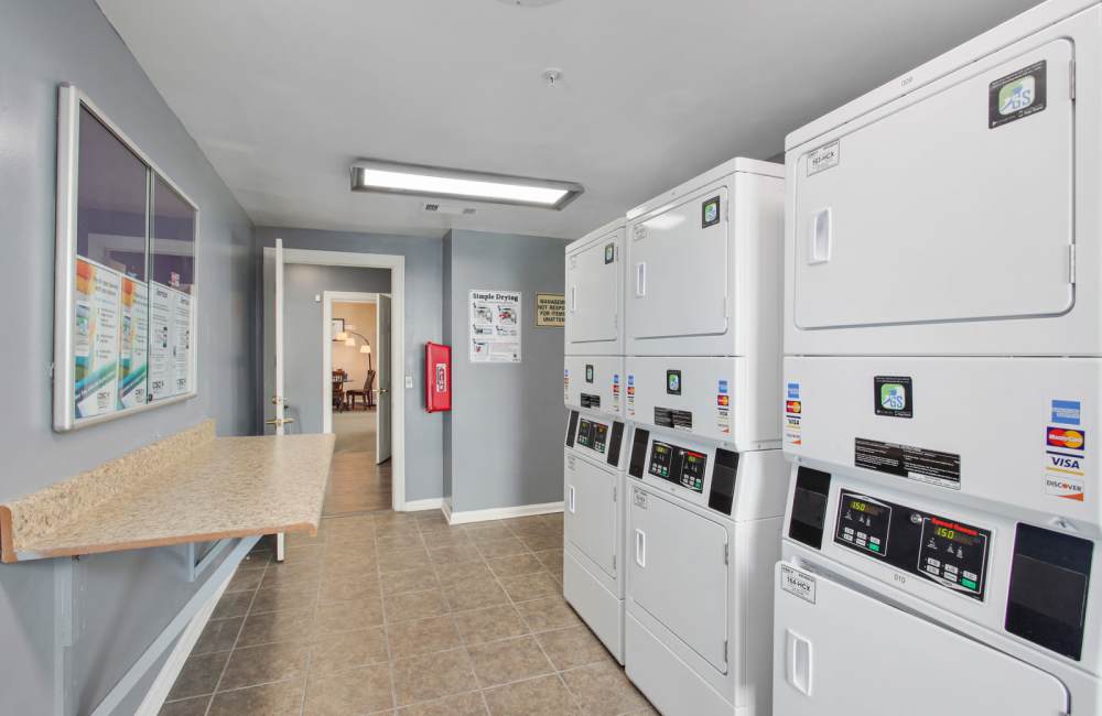 Washers and dryers at Wellington Point in Atlanta, Georgia