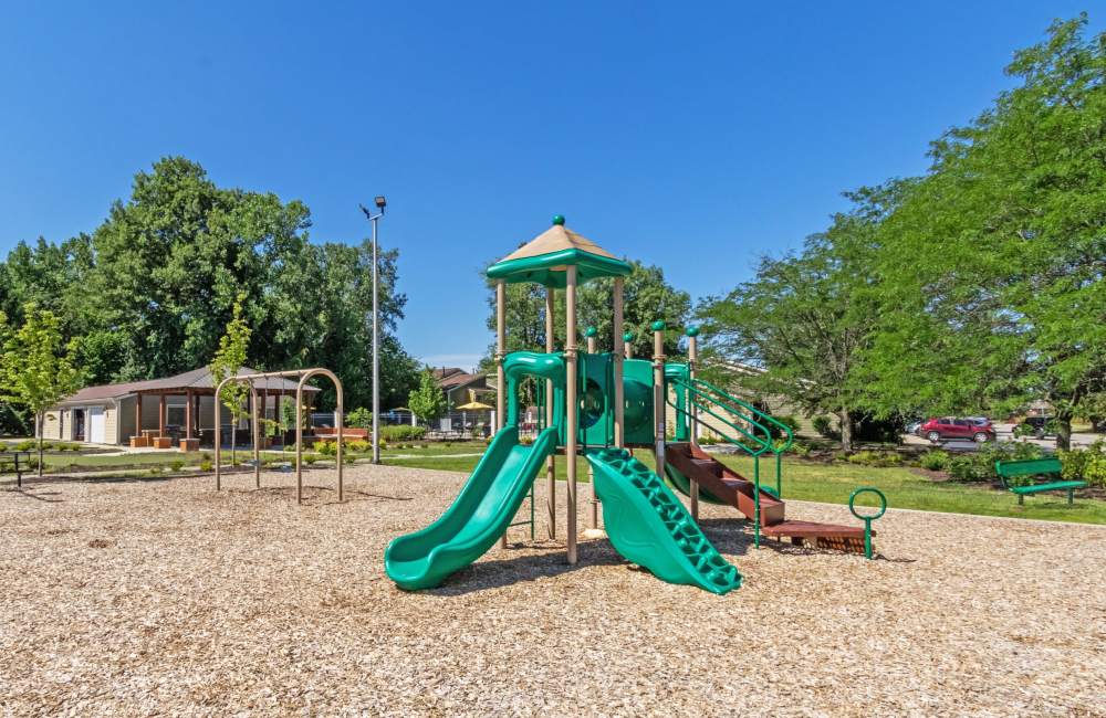 Playground at Parkside at Castleton Square in Indianapolis, Indiana