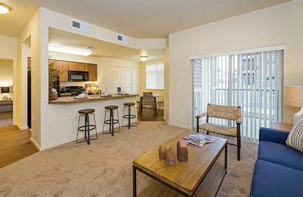 Spacious living room at Copper Mountain in Richland, Washington