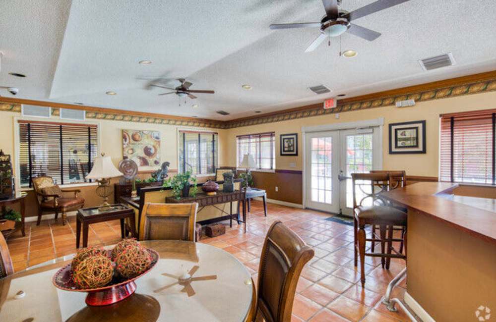 Resident clubhouse at Cypress Trace in Brandon, Florida