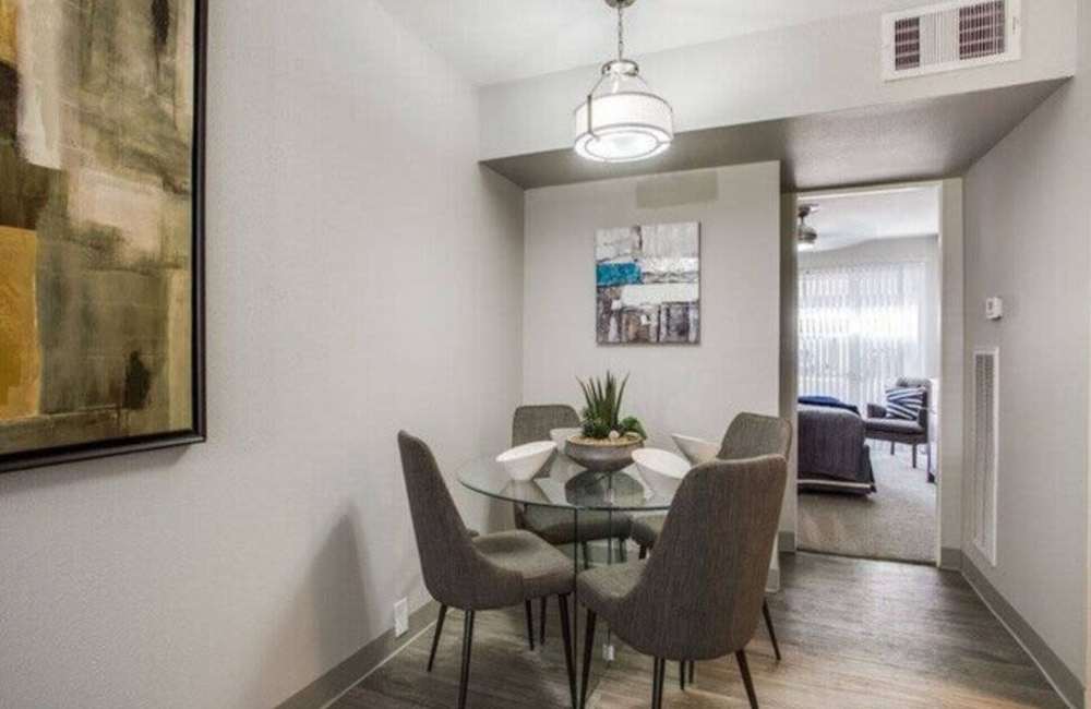 dining area at Ridley Apartments in Houston, Texas