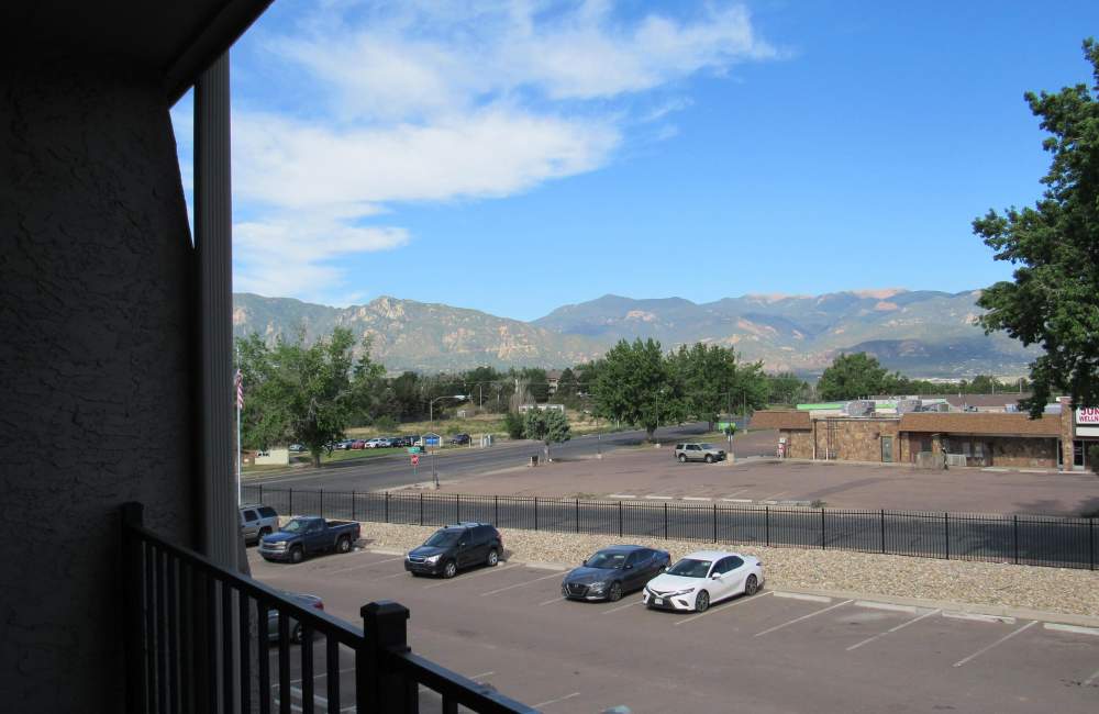 Open air parking at Sedona Ridge Apartments in Colorado Springs, Colorado