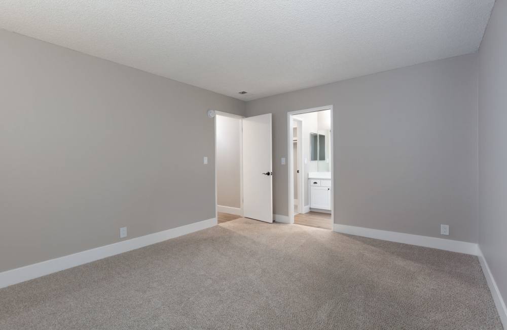 Spacious bedroom at Creekside Terrace in Castro Valley, California