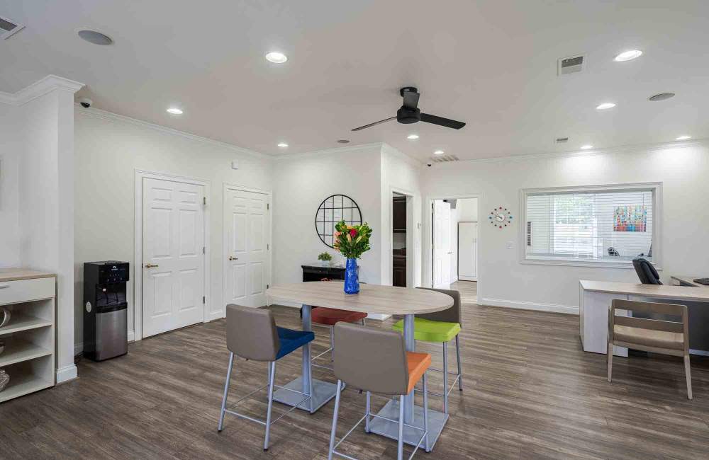 Resident clubhouse at Four Seasons Apartments in Erlanger, Kentucky