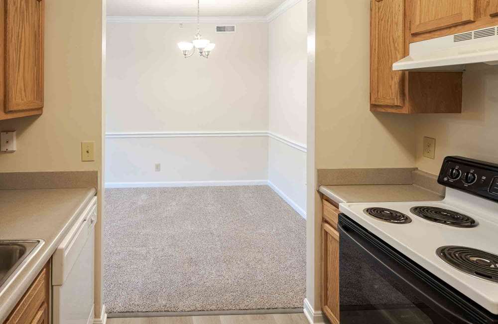 Kitchen at Charleston Pines Apartment Homes in Florence, Kentucky