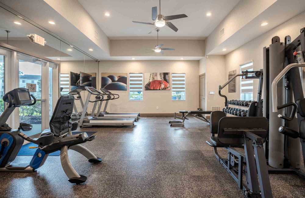 Gym at Edge at Town Center in Jacksonville, Florida