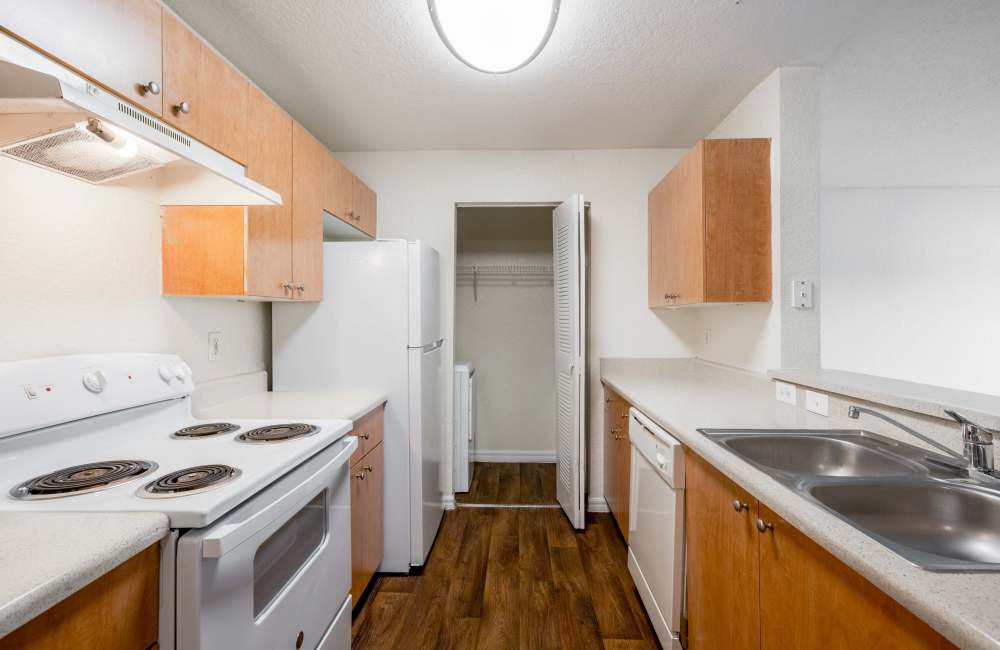 Kitchen view 1 at Mission Pointe in Jacksonville, Florida