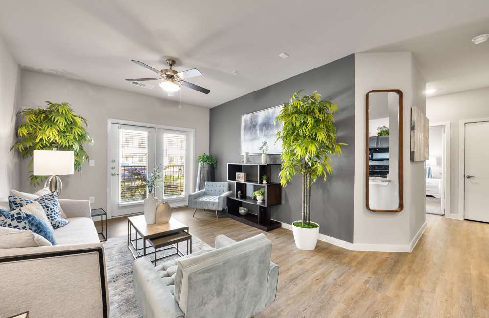 Open living spaces at The Tennyson at Tomball in Tomball, Texas