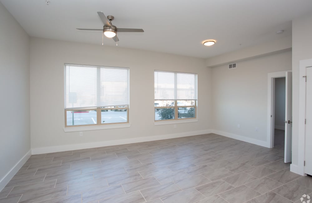 Living room at The Jordan at Mueller in Austin, Texas