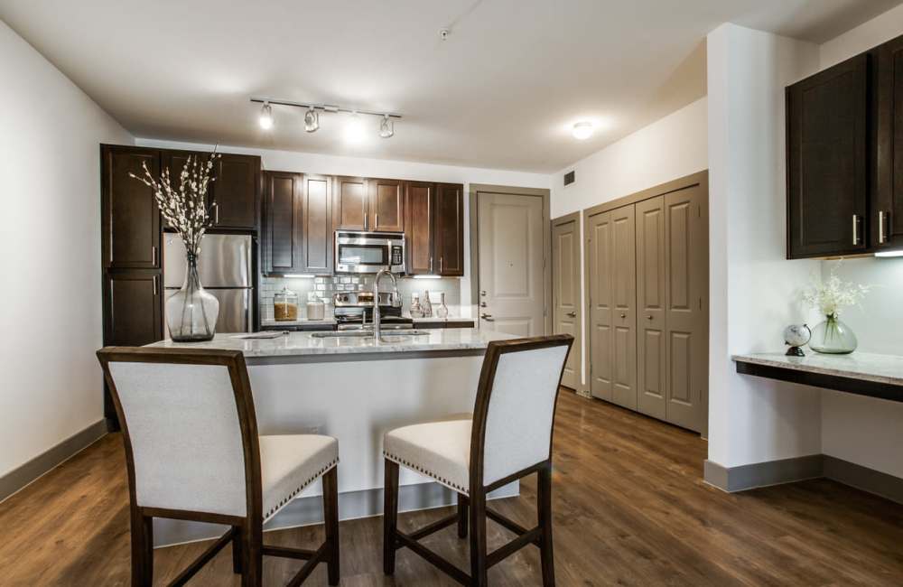 Spacious kitchen with separate dining at Alcove at Alamo Heights in San Antonio, Texas