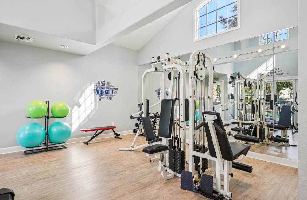 Fitness Center at Montecito Villas in Sacramento, California