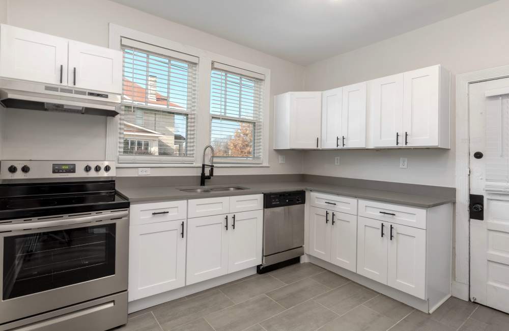 Kitchen with a stainless-steel dishwasher at Park Terrace in Memphis, Tennessee