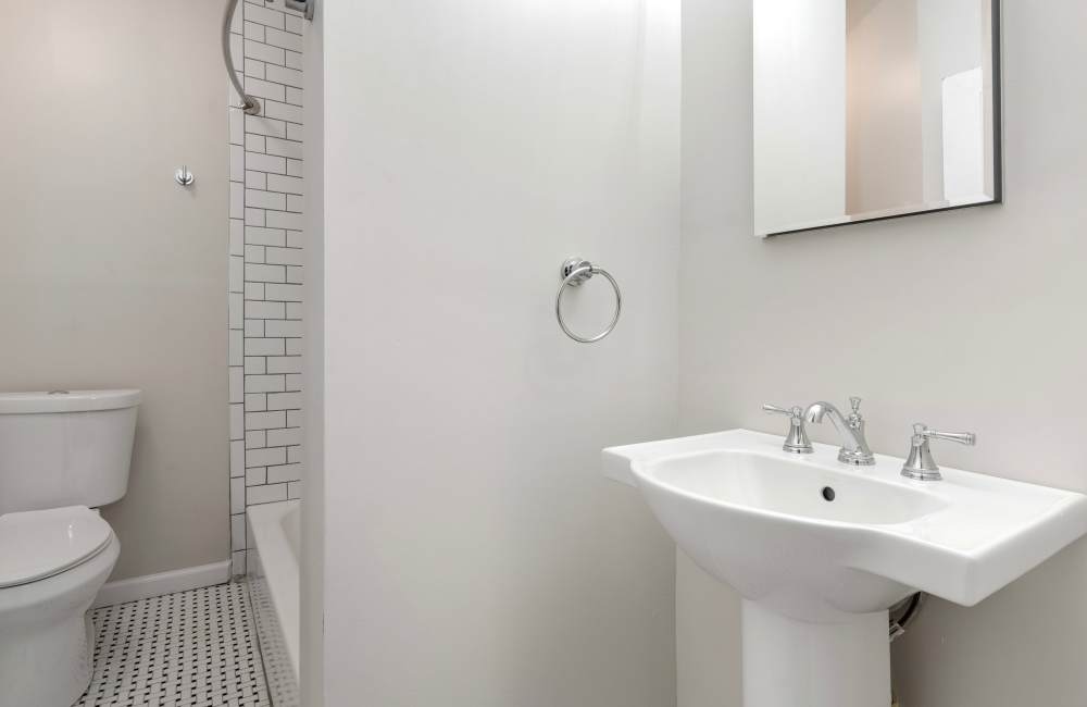 Bathroom with great lighting at Park Terrace in Memphis, Tennessee