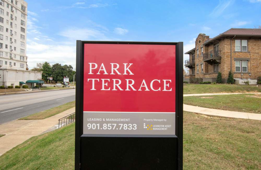 Park Terrace landmark at Park Terrace in Memphis, Tennessee